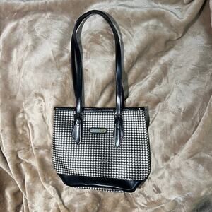 Ralph Lauren Houndstooth Bucket Tote Bag Japanese Market